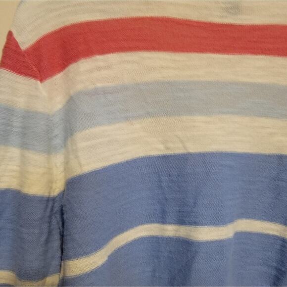 Womens Chaps Rainbow Striped Cardigan Small - Picture 3 of 10